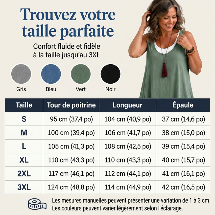 Anita | Robe débardeur deux pièces décontractée