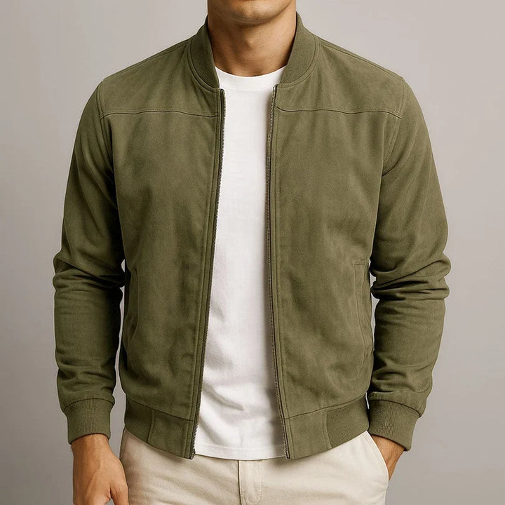 Hugo | Veste en cuir suede urbaine
